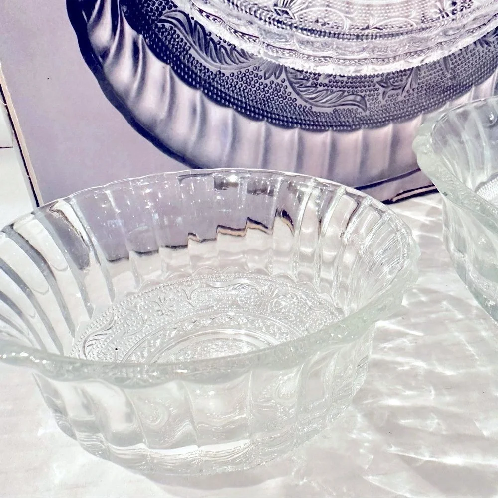 Vintage Studio Silversmiths Renaissance Collection Chip And Dip Set Original Box